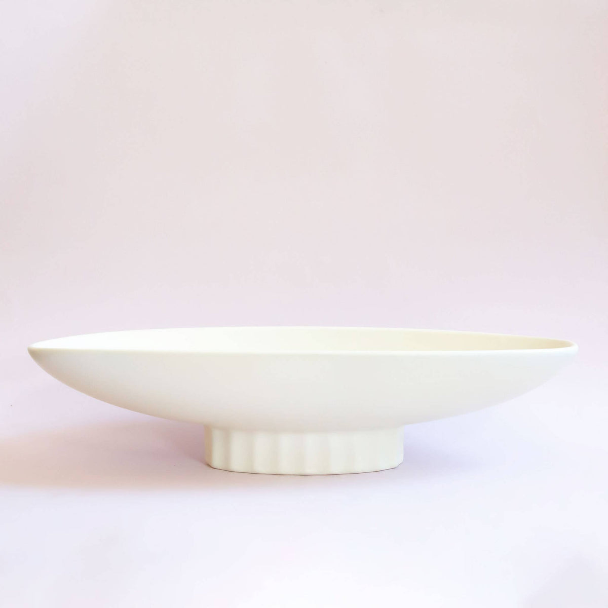 Luna Boat Bowl - Vintage White