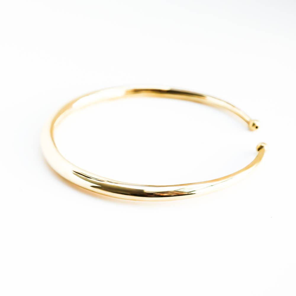 Brass Thin Simple Tuareg Collar Necklace